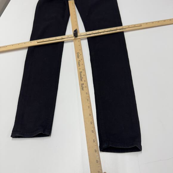 Adriano Goldschmied Jeans Womens 24 Black Farrah High Rise Skinny Denim - Picture 9 of 9